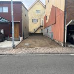 安倍街道、安西通り近くの売土地です。(外観)