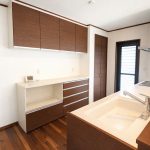１階キッチン　オール電化住宅 (キッチン)