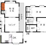 3LDK+納戸(間取) 3LDK+納戸(間取)