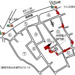 案内図　住所：静岡市清水区御門台10-14 (地図)