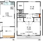 2(3)LDK+小屋裏収納 2階の9.6帖洋室を2室に変更可能な間取です。(間取) 2(3)LDK+小屋裏収納 2階の9.6帖洋室を2室に変更可能な間取です。(間取)