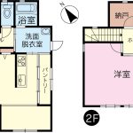 2LDK+納戸+WIC(間取) 2LDK+納戸+WIC(間取)