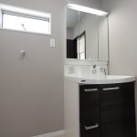 1階洗面化粧台 洗濯機置場 1階洗面化粧台 洗濯機置場