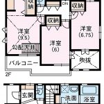 4ＬＤＫ+ロフト　リビング吹抜け(間取)