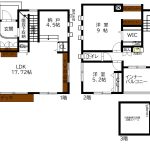 4LDK+WIC+納戸 インナーバルコニーもあります!(間取) 4LDK+WIC+納戸 インナーバルコニーもあります!(間取)