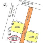 2区画分譲中です。B区画は、新築建売住宅を販売予定です。