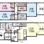3ＬＤＫ+ＷＩＣ(間取)