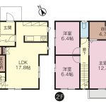 4LDK+WIC　オール電化住宅　全居室洋室(間取)